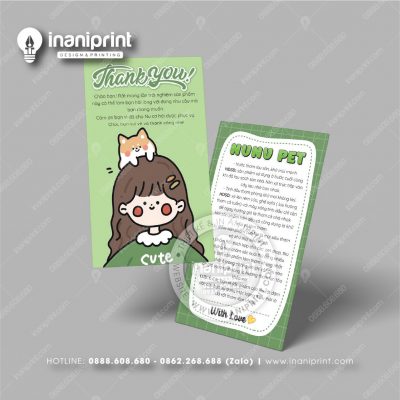 Mẫu Card Visit Pet Shop, Name Card Tiệm Thú Cưng, Danh Thiếp Pet Shop Đẹp Giá Rẻ