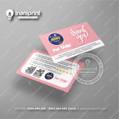 Mẫu Card Visit Pet Shop, Name Card Tiệm Thú Cưng, Danh Thiếp Pet Shop Đẹp Giá Rẻ