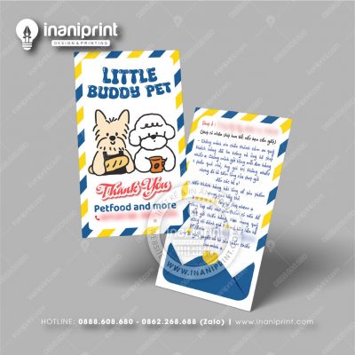 Mẫu Card Visit Pet Shop, Name Card Tiệm Thú Cưng, Danh Thiếp Pet Shop Đẹp Giá Rẻ