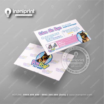 Mẫu Card Visit Pet Shop, Name Card Tiệm Thú Cưng, Danh Thiếp Pet Shop Đẹp Giá Rẻ