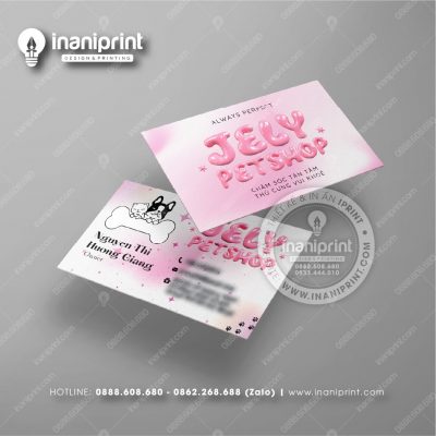 Mẫu Card Visit Pet Shop, Name Card Tiệm Thú Cưng, Danh Thiếp Pet Shop Đẹp Giá Rẻ