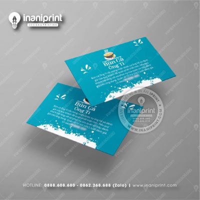 Mẫu Card Visit Quán Ăn, Name Card Tiệm Ăn, Danh Thiếp Quán Ăn Đẹp Giá Rẻ