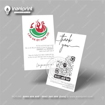 Mẫu Card Visit Quán Ăn, Name Card Tiệm Ăn, Danh Thiếp Quán Ăn Đẹp Giá Rẻ