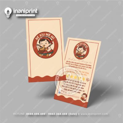 Mẫu Card Visit Quán Ăn, Name Card Tiệm Ăn, Danh Thiếp Quán Ăn Đẹp Giá Rẻ