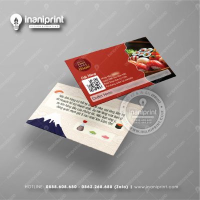 Mẫu Card Visit Shop Ăn Vặt, Name Card Tiệm Tiệm Ăn Vặt, Danh Thiếp Quán Ăn Vặt Đẹp Giá Rẻ