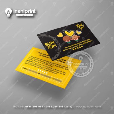 Mẫu Card Visit Quán Ăn, Name Card Tiệm Ăn, Danh Thiếp Quán Ăn Đẹp Giá Rẻ