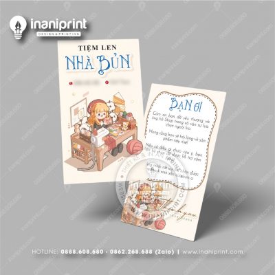 Mẫu Card Visit Shop Phụ Kiện, Name Card Tiệm Phụ Kiện, Danh Thiếp Shop Phụ Kiện Đẹp Giá Rẻ