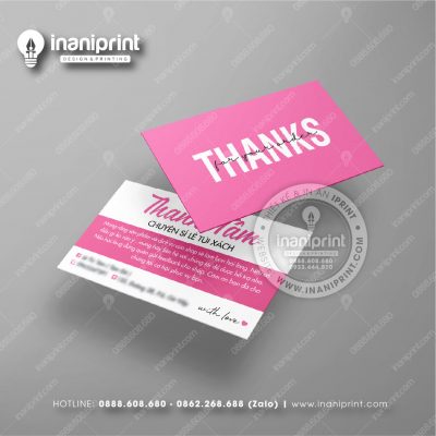 Mẫu Card Visit Shop Phụ Kiện, Name Card Tiệm Phụ Kiện, Danh Thiếp Shop Phụ Kiện Đẹp Giá Rẻ