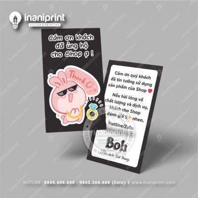 Mẫu Card Visit Shop Phụ Kiện, Name Card Tiệm Phụ Kiện, Danh Thiếp Shop Phụ Kiện Đẹp Giá Rẻ