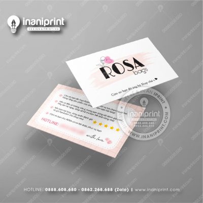 Mẫu Card Visit Shop Phụ Kiện, Name Card Tiệm Phụ Kiện, Danh Thiếp Shop Phụ Kiện Đẹp Giá Rẻ