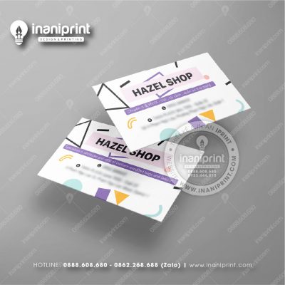 Mẫu Card Visit Shop Phụ Kiện, Name Card Tiệm Phụ Kiện, Danh Thiếp Shop Phụ Kiện Đẹp Giá Rẻ