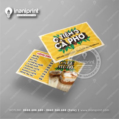 Mẫu Card Visit Quán Cà Phê, Name Card Tiệm Cà Phê, Danh Thiếp Quán Cà Phê Đẹp Giá Rẻ