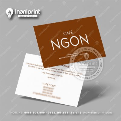 Mẫu Card Visit Quán Cà Phê, Name Card Tiệm Cà Phê, Danh Thiếp Quán Cà Phê Đẹp Giá Rẻ