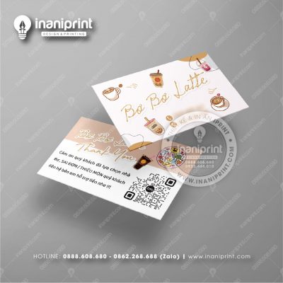 Mẫu Card Visit Quán Cà Phê, Name Card Tiệm Cà Phê, Danh Thiếp Quán Cà Phê Đẹp Giá Rẻ
