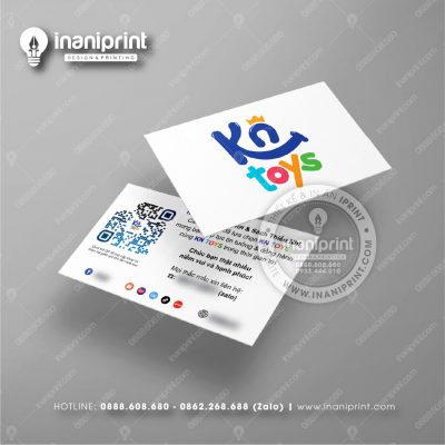 Mẫu Card Visit Shop Đồ Chơi, Name Card Tiệm Đồ Chơi, Danh Thiếp Shop Đồ Chơi Đẹp Giá Rẻ