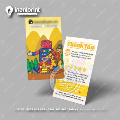 Mẫu Card Visit Shop Đồ Chơi, Name Card Tiệm Đồ Chơi, Danh Thiếp Shop Đồ Chơi Đẹp Giá Rẻ
