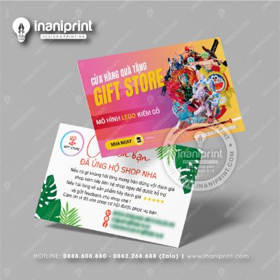 Mẫu Card Visit Shop Đồ Chơi, Name Card Tiệm Đồ Chơi, Danh Thiếp Shop Đồ Chơi Đẹp Giá Rẻ
