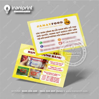 Mẫu Card Visit Tiệm Bánh, Name Card Shop Bánh, Danh Thiếp Tiệm Bánh Đẹp Giá Rẻ