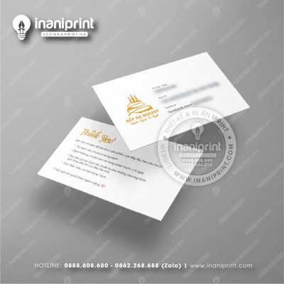 Mẫu Card Visit Tiệm Bánh, Name Card Shop Bánh, Danh Thiếp Tiệm Bánh Đẹp Giá Rẻ
