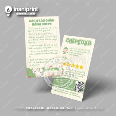 Mẫu Card Visit Tiệm Bánh, Name Card Shop Bánh, Danh Thiếp Tiệm Bánh Đẹp Giá Rẻ