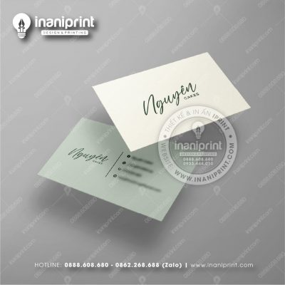 Mẫu Card Visit Tiệm Bánh, Name Card Shop Bánh, Danh Thiếp Tiệm Bánh Đẹp Giá Rẻ