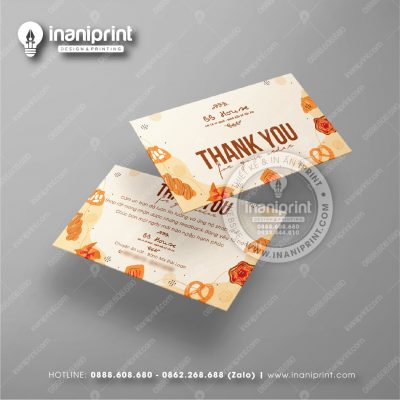 Mẫu Card Visit Tiệm Bánh, Name Card Shop Bánh, Danh Thiếp Tiệm Bánh Đẹp Giá Rẻ