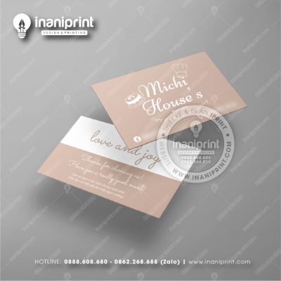 Mẫu Card Visit Tiệm Bánh, Name Card Shop Bánh, Danh Thiếp Tiệm Bánh Đẹp Giá Rẻ