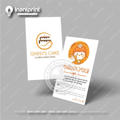 Mẫu Card Visit Tiệm Bánh, Name Card Shop Bánh, Danh Thiếp Tiệm Bánh Đẹp Giá Rẻ