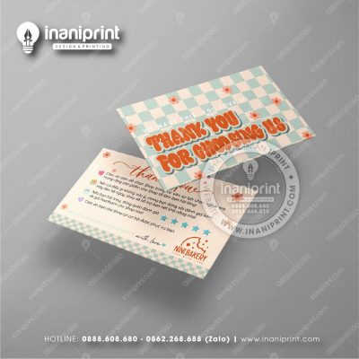 Mẫu Card Visit Tiệm Bánh, Name Card Shop Bánh, Danh Thiếp Tiệm Bánh Đẹp Giá Rẻ