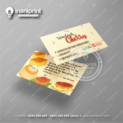 Mẫu Card Visit Tiệm Bánh, Name Card Shop Bánh, Danh Thiếp Tiệm Bánh Đẹp Giá Rẻ