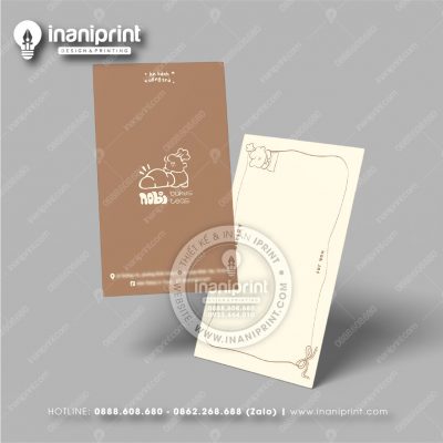 Mẫu Card Visit Tiệm Bánh, Name Card Shop Bánh, Danh Thiếp Tiệm Bánh Đẹp Giá Rẻ
