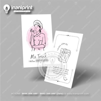 Mẫu Card Visit Tiệm Bánh, Name Card Shop Bánh, Danh Thiếp Tiệm Bánh Đẹp Giá Rẻ