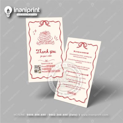 Mẫu Card Visit Tiệm Bánh, Name Card Shop Bánh, Danh Thiếp Tiệm Bánh Đẹp Giá Rẻ