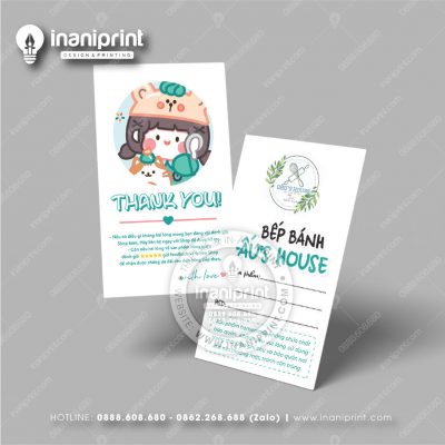 Mẫu Card Visit Tiệm Bánh, Name Card Shop Bánh, Danh Thiếp Tiệm Bánh Đẹp Giá Rẻ