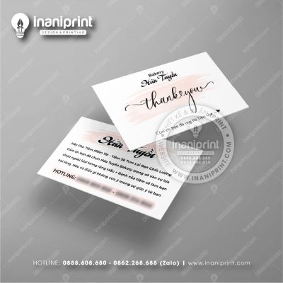 Mẫu Card Visit Tiệm Bánh, Name Card Shop Bánh, Danh Thiếp Tiệm Bánh Đẹp Giá Rẻ