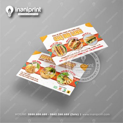 Mẫu Card Visit Tiệm Bánh, Name Card Shop Bánh, Danh Thiếp Tiệm Bánh Đẹp Giá Rẻ
