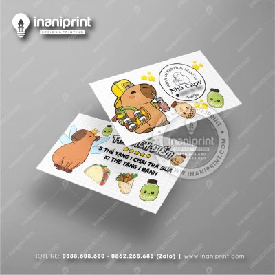 Mẫu Card Visit Tiệm Bánh, Name Card Shop Bánh, Danh Thiếp Tiệm Bánh Đẹp Giá Rẻ