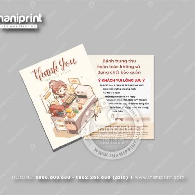 Mẫu Card Visit Tiệm Bánh, Name Card Shop Bánh, Danh Thiếp Tiệm Bánh Đẹp Giá Rẻ