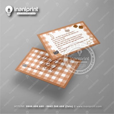 Mẫu Card Visit Tiệm Bánh, Name Card Shop Bánh, Danh Thiếp Tiệm Bánh Đẹp Giá Rẻ