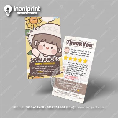 Mẫu Card Visit Shop Giày Dép, Name Card Tiệm Giày Dép, Danh Thiếp Shop Giày Dép Đẹp Giá Rẻ