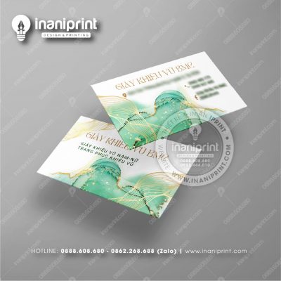 Mẫu Card Visit Shop Giày Dép, Name Card Tiệm Giày Dép, Danh Thiếp Shop Giày Dép Đẹp Giá Rẻ