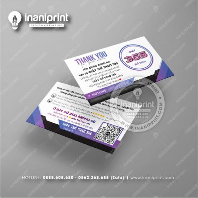 Mẫu Card Visit Shop Giày Dép, Name Card Tiệm Giày Dép, Danh Thiếp Shop Giày Dép Đẹp Giá Rẻ