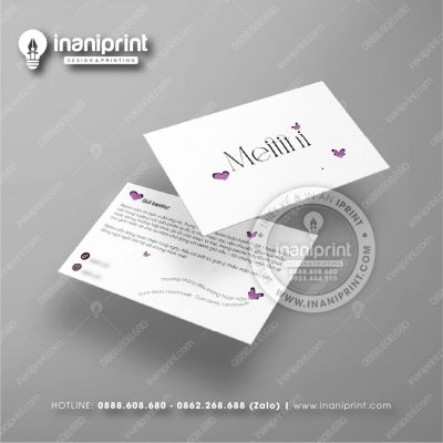 Mẫu Card Visit Shop Mỹ Phẩm, Name Card Tiệm Mỹ Phẩm, Danh Thiếp Shop Mỹ Phẩm Đẹp Giá Rẻ