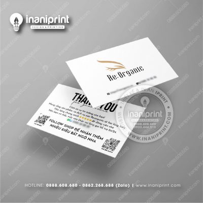 Mẫu Card Visit Shop Mỹ Phẩm, Name Card Tiệm Mỹ Phẩm, Danh Thiếp Shop Mỹ Phẩm Đẹp Giá Rẻ