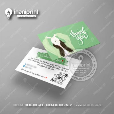 Mẫu Card Visit Shop Mỹ Phẩm, Name Card Tiệm Mỹ Phẩm, Danh Thiếp Shop Mỹ Phẩm Đẹp Giá Rẻ