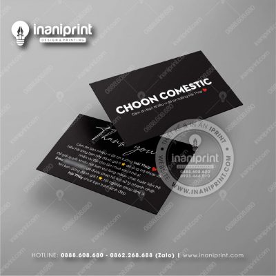 Mẫu Card Visit Shop Mỹ Phẩm, Name Card Tiệm Mỹ Phẩm, Danh Thiếp Shop Mỹ Phẩm Đẹp Giá Rẻ