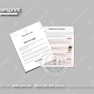 Mẫu Card Visit Shop Mỹ Phẩm, Name Card Tiệm Mỹ Phẩm, Danh Thiếp Shop Mỹ Phẩm Đẹp Giá Rẻ