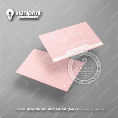 Mẫu Card Visit Shop Mỹ Phẩm, Name Card Tiệm Mỹ Phẩm, Danh Thiếp Shop Mỹ Phẩm Đẹp Giá Rẻ