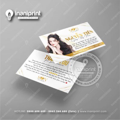 Mẫu Card Visit Shop Mỹ Phẩm, Name Card Tiệm Mỹ Phẩm, Danh Thiếp Shop Mỹ Phẩm Đẹp Giá Rẻ