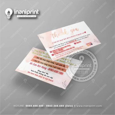 Mẫu Card Visit Shop Mỹ Phẩm, Name Card Tiệm Mỹ Phẩm, Danh Thiếp Shop Mỹ Phẩm Đẹp Giá Rẻ